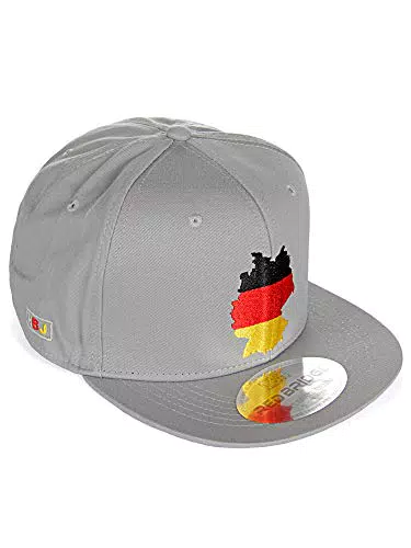 Red Bridge Unisex Snapback Cap Bestickt Deutschland Kappe Baseball