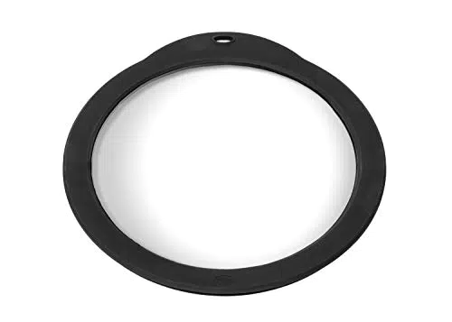 RÖSLE Frischhaltedeckel aus Glas mit Silikonrand für Schüsseln und Töpfe