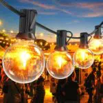 Romwish Lichterkette Außen - Wasserdicht für Garten, Terrasse und Feiern