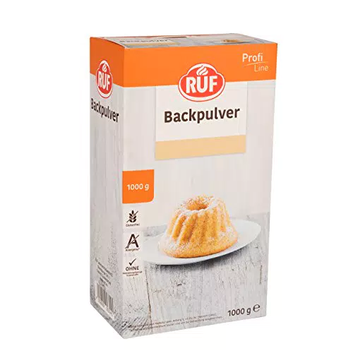 RUF Backpulver für Kuchen, Brötchen und Waffeln – glutenfrei und vegan
