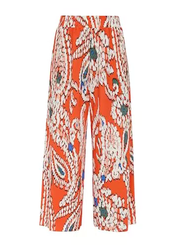 s.Oliver Damen Culotte mit Plisseefalten, Modell 2144798