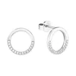 s.Oliver Ohrstecker 925 Sterling Silber mit Zirkonia, Geschenkbox 2018676
