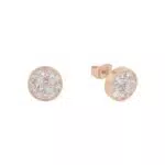 s.Oliver Ohrstecker Edelstahl Damen mit Kristall in Schmuck Geschenk Box