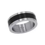 s.Oliver Ring Edelstahl Herren Ringe, Bicolor, Kommt in Schmuck Geschenk Box