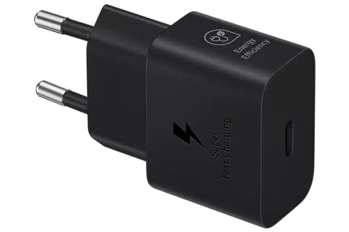 Samsung Schnellladeadapter EP-T2510N, energieeffizientes USB-C Ladegerät 25 Watt