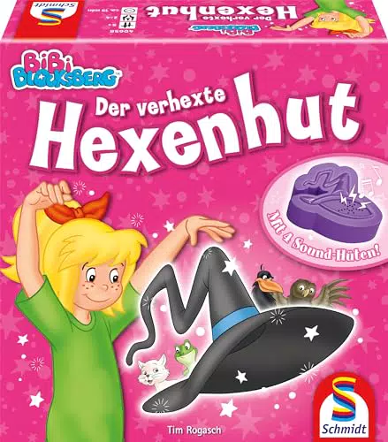 Schmidt Spiele Bibi Blocksberg - Der verhexte Hexenhut, Memo- und Aktionsspiel