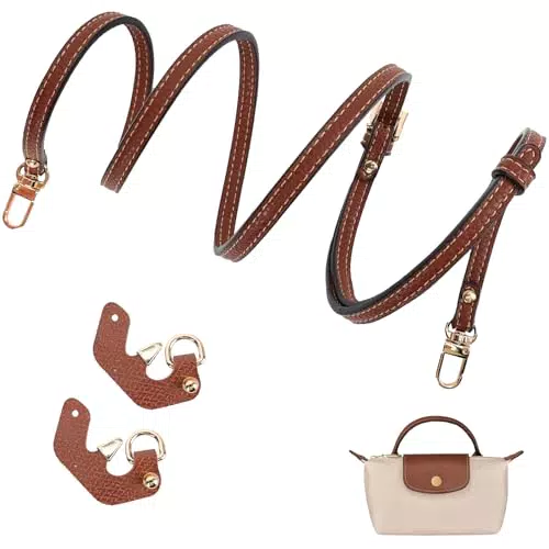 Longchamp Schultergurt für Damen – Verstellbarer Leder Riemen für Taschen
