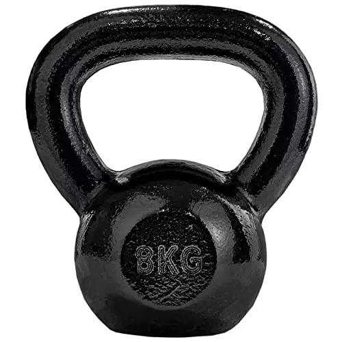 ScSPORTS® Kettlebell - Gusseisen, Wasserabweisend, für Krafttraining und Gym