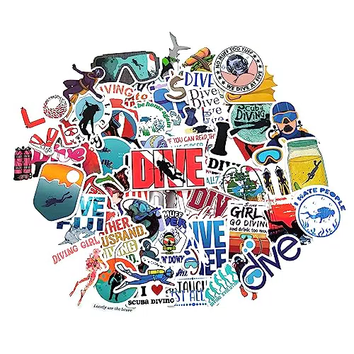 Tauchaufkleber – Ästhetische Sticker für Scrapbooking, Auto und Laptop Deko