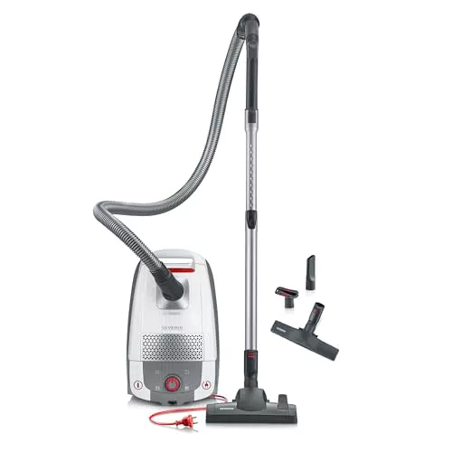 SEVERIN Bodenstaubsauger BC 7047 mit HEPA 13 Filter und 360° Rollen