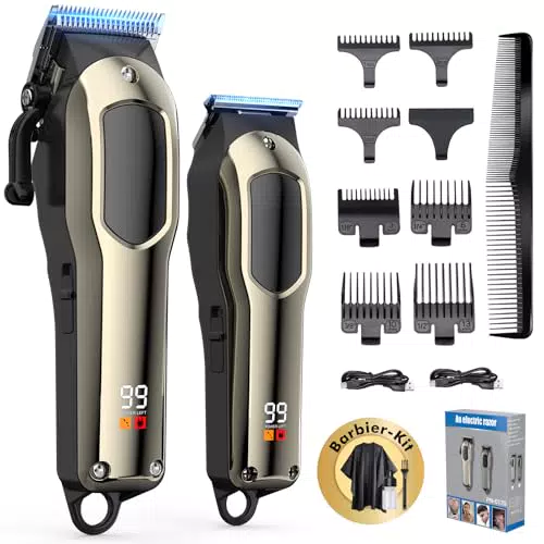 Singhere Haarschneidemaschine - Schnurloser Zero-Gap Trimmer für Männer