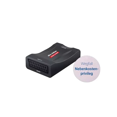Sky Vision SHC 01 Scart auf HDMI Adapter – Plug & Play für TV und Spielekonsolen