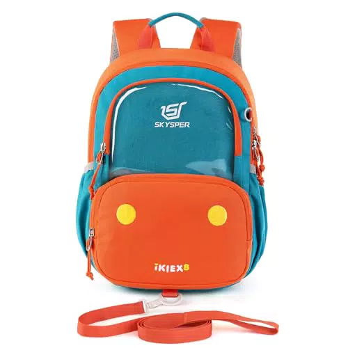 SKYSPER Kinderrucksack 8L mit Brustgurt für Kindergartenkinder