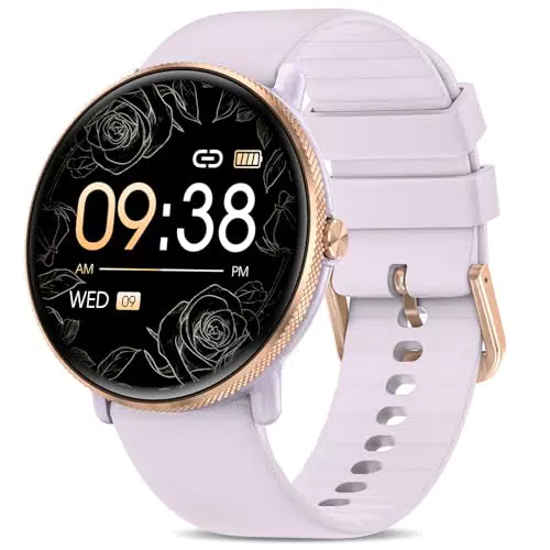Smartwatch Damen mit Telefonfunktion, 1.39" AMOLED, Fitness Tracker IP68