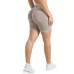 SMILODOX Damen Shorts - Batik Scrunch Radlerhose, elastischer Bund, Sporthose