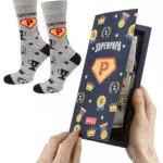 Soxo Papa Geschenk Socken für Männer – Lustige Baumwoll-Socken
