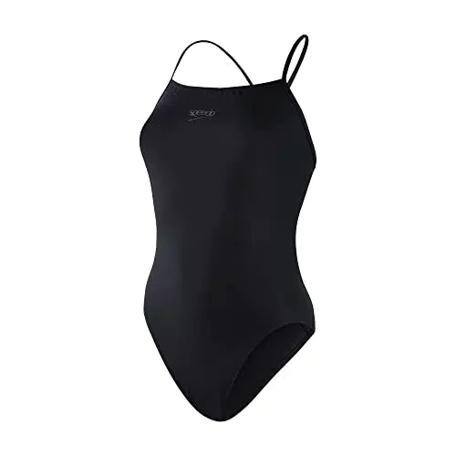 Speedo Eco Endurance+ Damen Einteiler mit dünnen Trägern - Schwimmanzug