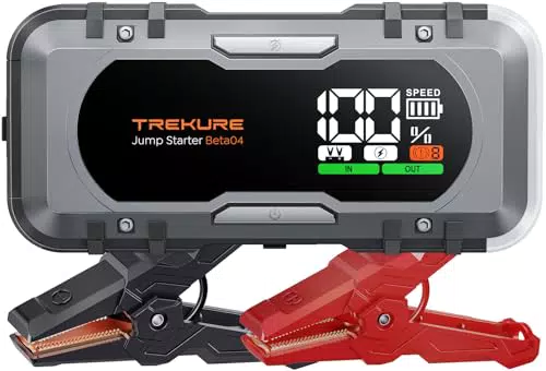 TREKURE Powerbank 6000A mit 65W Schnellladung und LED Taschenlampe