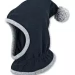 Sterntaler Unisex Baby Schalmütze mit Bommel