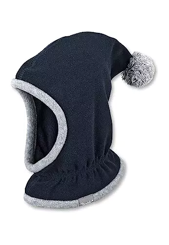 Sterntaler Unisex Baby Schalmütze mit Bommel