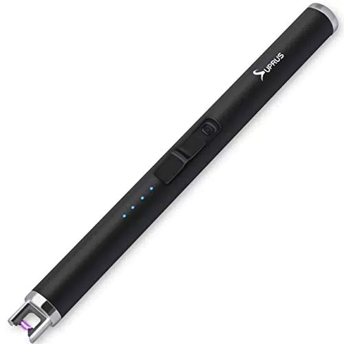 SUPRUS Lichtbogen Feuerzeug - Elektronisches USB Plasma Stabfeuerzeug
