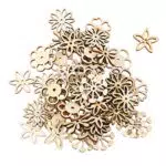 Supvox Holzscheiben für DIY Basteln, Hochzeiten und Weihnachtsdeko