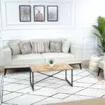 Surya Linkka Teppich für Wohnzimmer und Esszimmer im Boho-Stil mit geometrischem Muster