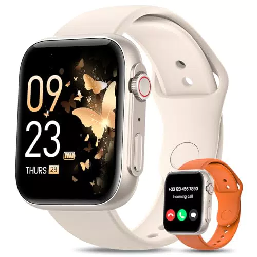 SWGOTA 2024 Smartwatch Damen mit Telefonfunktion, Fitnessuhr und Pulsuhr