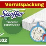 Swiffer Bodenwischer mit trockenen und feuchten Bodentüchern für gründliche Reinigung