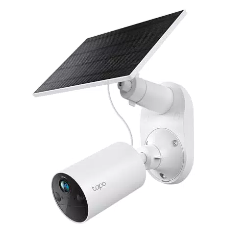 Tapo C410 Solar Überwachungskamera 2K mit Akku, Zwei-Wege-Audio und Personenerkennung