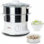 Tefal Dampfgarer VC1451 mit 6L Fassungsvermögen und Timer-Funktion