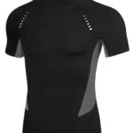 Terecey Kompressionsshirt Herren Kurzarm Atmungsaktives Sport T-Shirt für Jogging