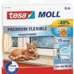 Tesamoll Premium Flexible - Selbstklebende Silikondichtung & moll P-Profil Gummidichtung - Selbstklebende Dichtung