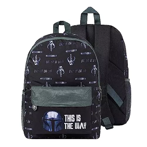 Mandalorian Rucksack für Kinder – Ideales Star Wars Geschenk für Jungen und Teenager