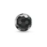 Thomas Sabo Karma Beads Obsidian facettiert 925 Sterling Silber K0003-023-11