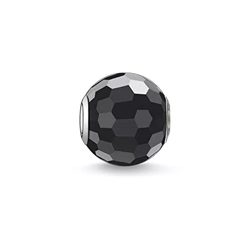 Thomas Sabo Karma Beads Obsidian facettiert 925 Sterling Silber K0003-023-11