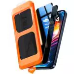 TOCOL Panzerglas Sichtschutz für iPhone 14, 9H Härte, Anti-Fingerabdruck