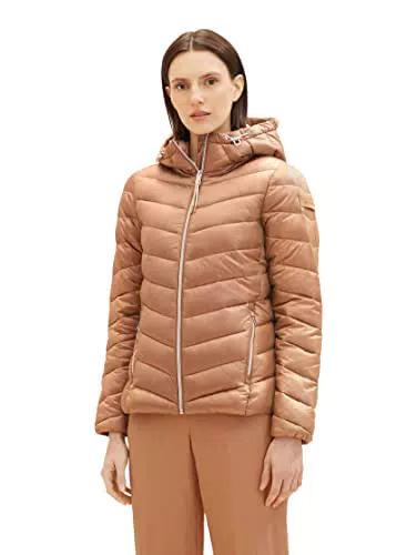 TOM TAILOR Damen 1036719 Lightweight Steppjacke mit Kapuze