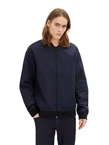 TOM TAILOR Denim Herren Jacke 1034850, 29999 - Black