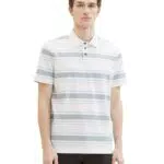Tom Tailor Herren Poloshirt mit Streifen, Modell 35043