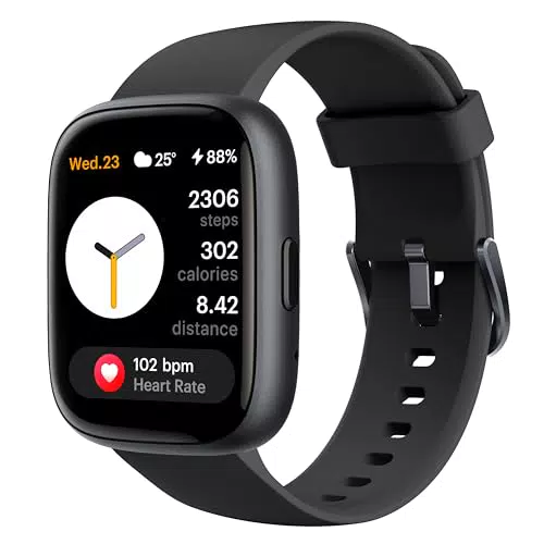 TOOBUR Smartwatch mit Telefonfunktion, Alexa, Fitness Tracker und IP68 wasserdicht