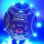 TOSY Fliegender Ring – Automatisches Aufleuchten, wasserdicht, leichtes Frisbee für Kinder