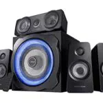 Trust Gaming GXT 629 Tytan 2.1 PC Lautsprecher mit Subwoofer - Gaming Lautsprecher für PC, Laptop, Tablet - Schwarz