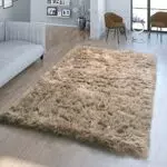 TT Home Hochflor Teppich Kunstfell Design in verschiedenen Formen