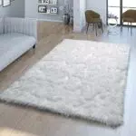TT Home Hochflor Teppich Kunstfell Design in verschiedenen Formen