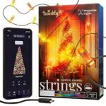 Twinkly Strings LED-Lichterkette in Kerzenform, kompatibel mit Alexa und Google Home