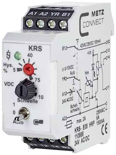 Metz Connect Schnittstellenmodul KRS-E08 HRP 24ACDC Schaltrelais