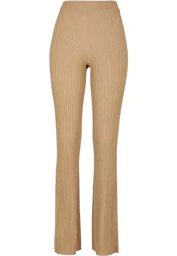 Urban Classics Damen Flared Rib Knit Leggings TB5443