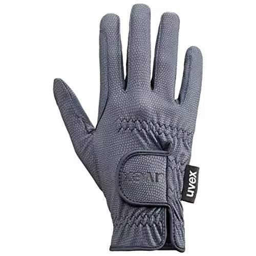 uvex sportstyle - dehnbarer Reithandschuh für Damen und Herren - exzellenter Grip & strapazierfähig - touchscreenfähig - black - 6.5