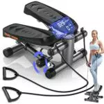 Vannect Mini Stepper 2 in 1 mit Power Ropes und Smart-Display für Zuhause